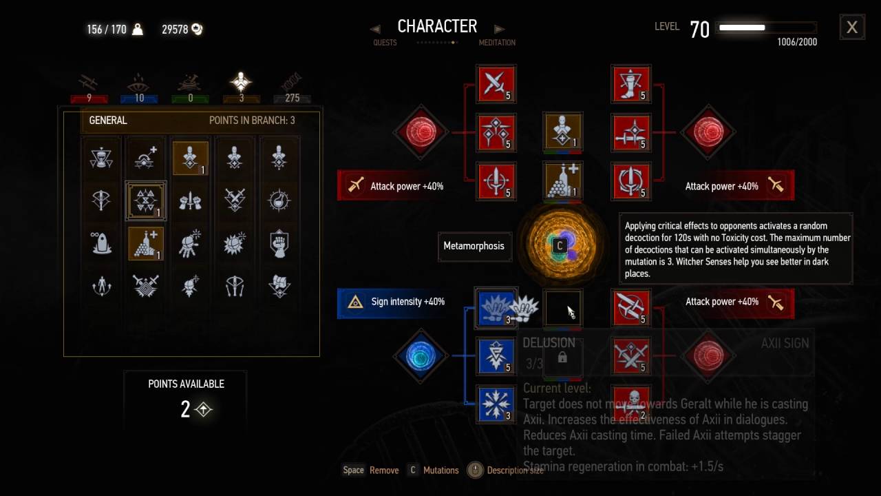 Witcher 3 How To Get More Skill Slots